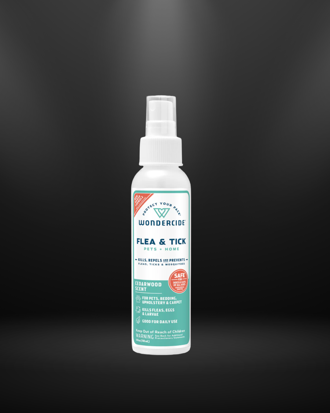 4 oz. Flea & Tick Spray for Pets + Home with Natural Essential Oils