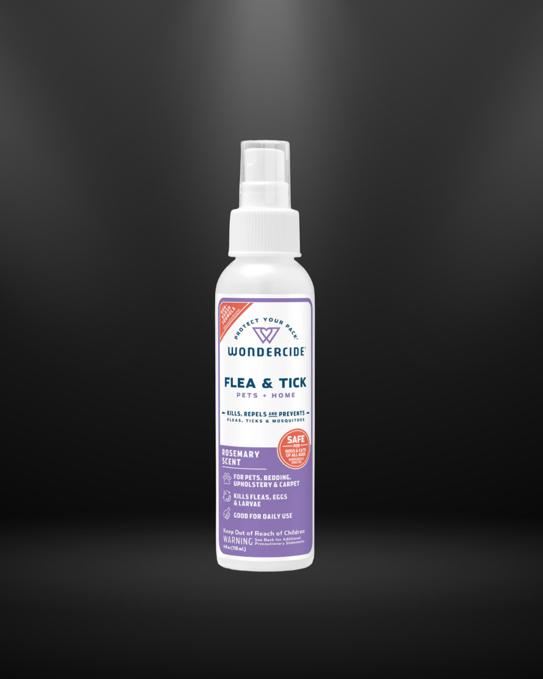 4 oz. Flea & Tick Spray for Pets + Home with Natural Essential Oils